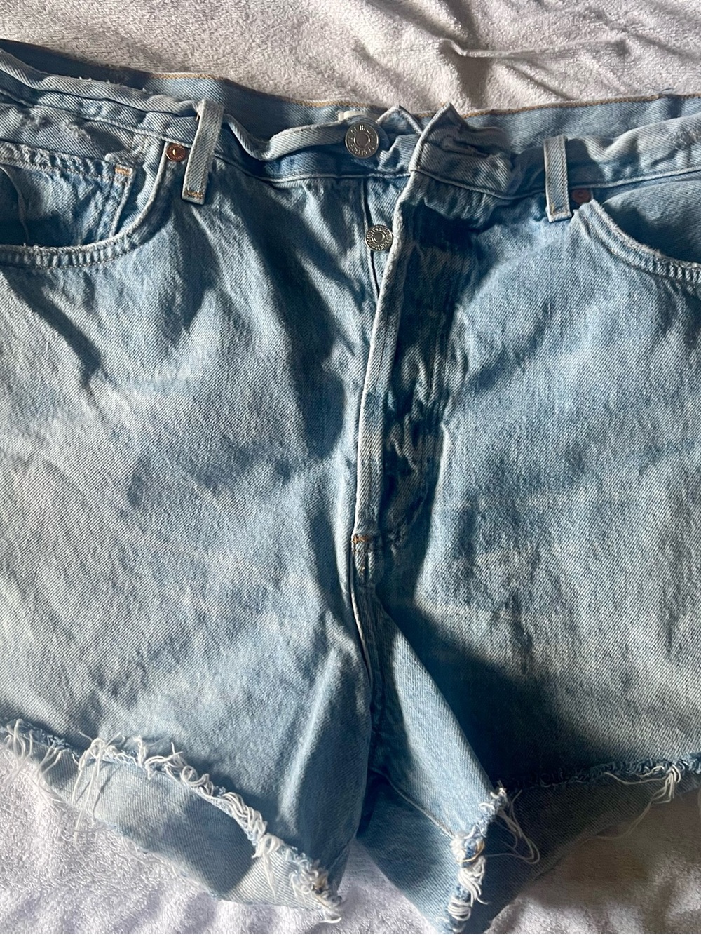 Citizens of Humanity Light Wash Denim Shorts